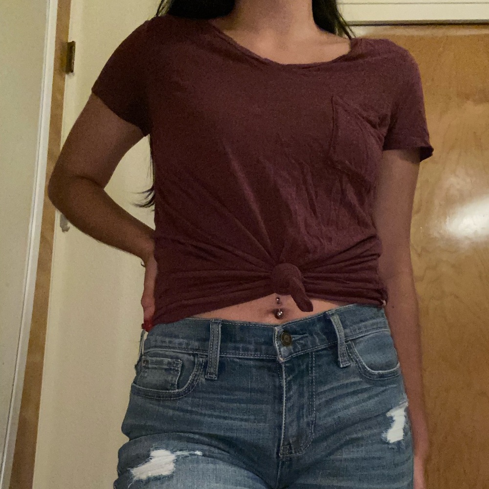 Super Soft Mossimo Maroon Shirt